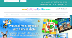 Desktop Screenshot of mycustomkidsbooks.com